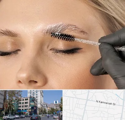 آموزش لیفت و لمینت مژه و ابرو در کامرانیه