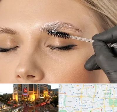 آموزش لیفت و لمینت مژه و ابرو در جنت آباد تهران 