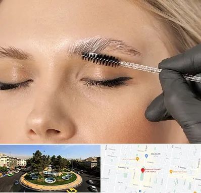 آموزش لیفت و لمینت مژه و ابرو در هفت حوض