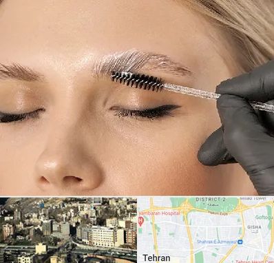 آموزش لیفت و لمینت مژه و ابرو در مرزداران 