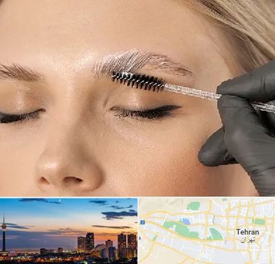 آموزش لیفت و لمینت مژه و ابرو در غرب تهران 