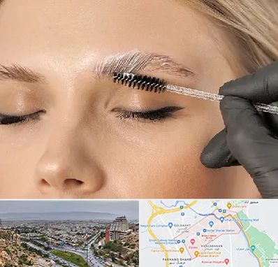 آموزش لیفت و لمینت مژه و ابرو در معالی آباد شیراز