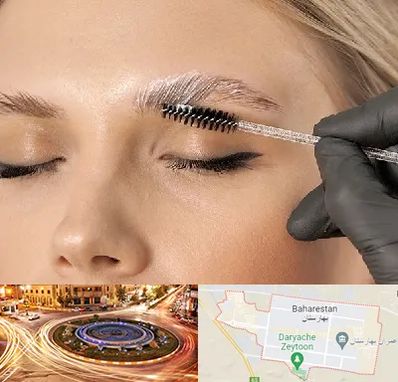 آموزش لیفت و لمینت مژه و ابرو در بهارستان