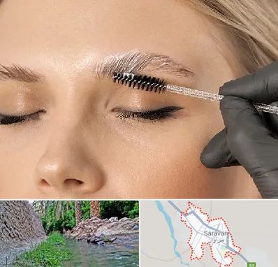 آموزش لیفت و لمینت مژه و ابرو در سراوان
