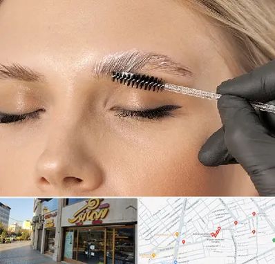 آموزش لیفت و لمینت مژه و ابرو در عطاران قم