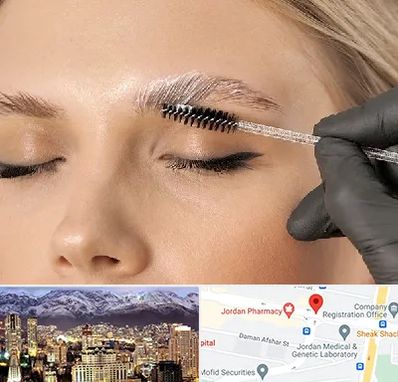 آموزش لیفت و لمینت مژه و ابرو در جردن 