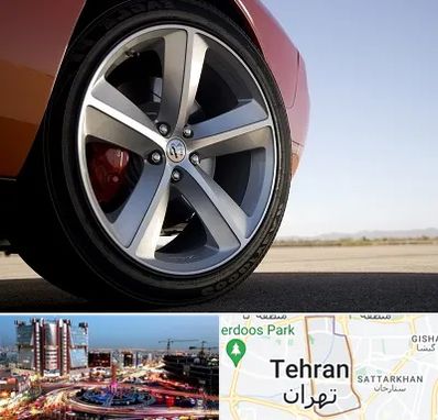 فروشگاه لاستیک خارجی در صادقیه 