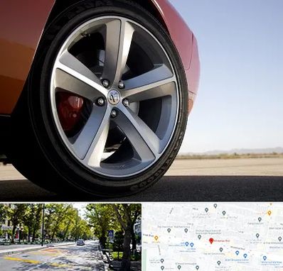 فروشگاه لاستیک خارجی در میرداماد