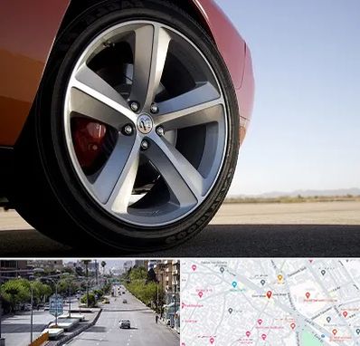 فروشگاه لاستیک خارجی در خیابان زند شیراز