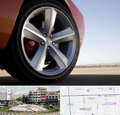 فروشگاه لاستیک خارجی در مرکز تهران