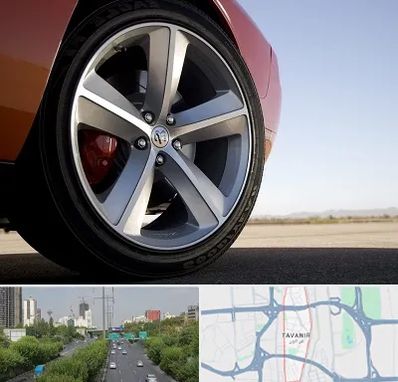 فروشگاه لاستیک خارجی در توانیر