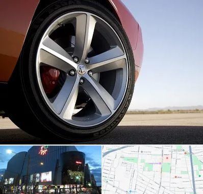 فروشگاه لاستیک خارجی در بلوار اباذر