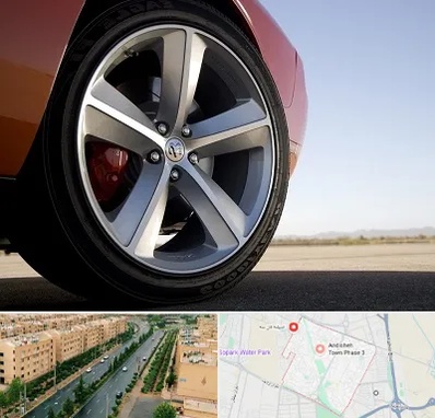 فروشگاه لاستیک خارجی در فاز سه اندیشه