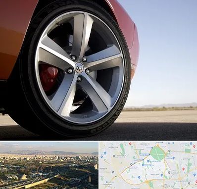 فروشگاه لاستیک خارجی در منطقه 19 تهران