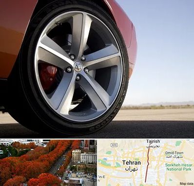 فروشگاه لاستیک خارجی در ولیعصر 