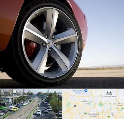 فروشگاه لاستیک خارجی در جنوب تهران 