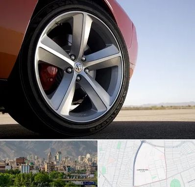 فروشگاه لاستیک خارجی در جمشیدیه