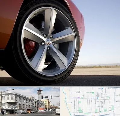 فروشگاه لاستیک خارجی در 17شهریور