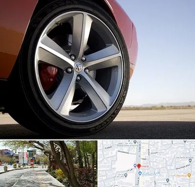 فروشگاه لاستیک خارجی در خیابان توحید اصفهان