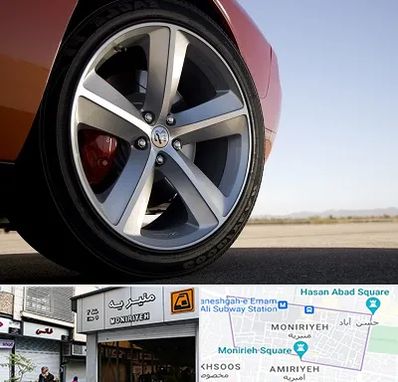 فروشگاه لاستیک خارجی در منیریه 