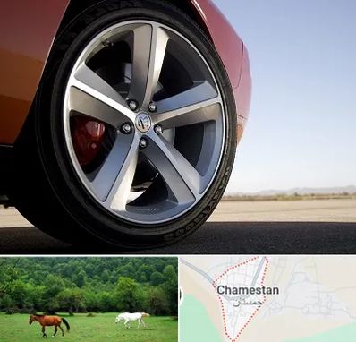 فروشگاه لاستیک خارجی در چمستان