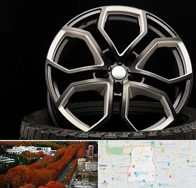 فروشگاه رینگ و لاستیک در منطقه 6 تهران