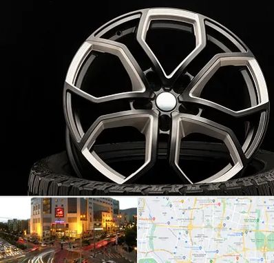 فروشگاه رینگ و لاستیک در جنت آباد تهران 