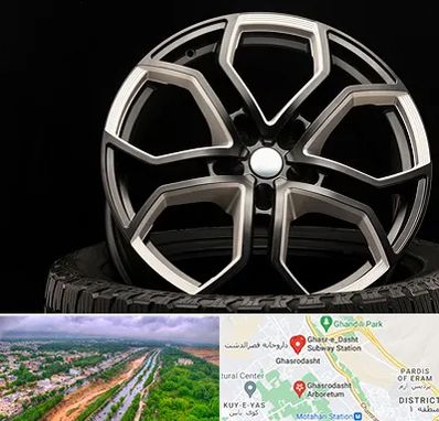 فروشگاه رینگ و لاستیک در قصرالدشت شیراز