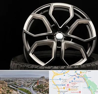 فروشگاه رینگ و لاستیک در معالی آباد شیراز