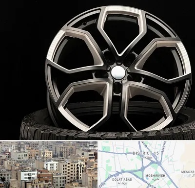 فروشگاه رینگ و لاستیک در جنوب شرق تهران