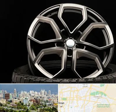 فروشگاه رینگ و لاستیک در شرق تهران 