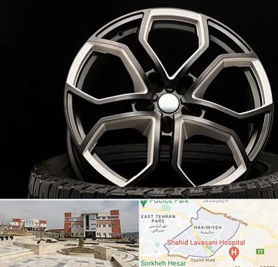 فروشگاه رینگ و لاستیک در حکیمیه 