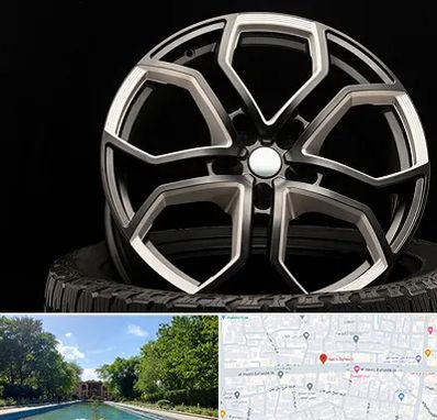 فروشگاه رینگ و لاستیک در هشت بهشت اصفهان