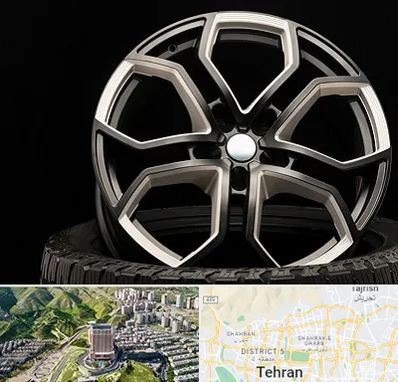 فروشگاه رینگ و لاستیک در شمال تهران 