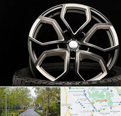 فروشگاه رینگ و لاستیک در قدوسی غربی شیراز