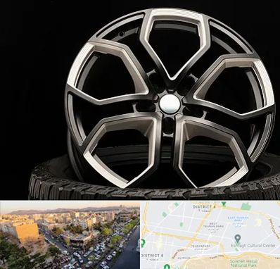 فروشگاه رینگ و لاستیک در تهرانپارس 