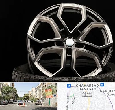 فروشگاه رینگ و لاستیک در چهارصد دستگاه 