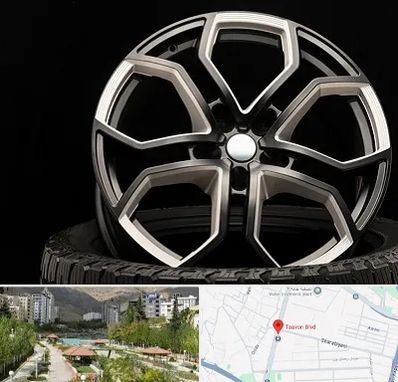 فروشگاه رینگ و لاستیک در بلوار تعاون