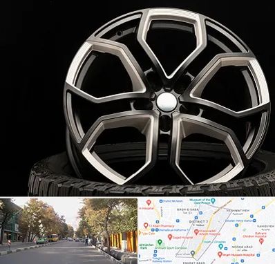 فروشگاه رینگ و لاستیک در شریعتی 