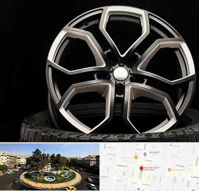 فروشگاه رینگ و لاستیک در هفت حوض