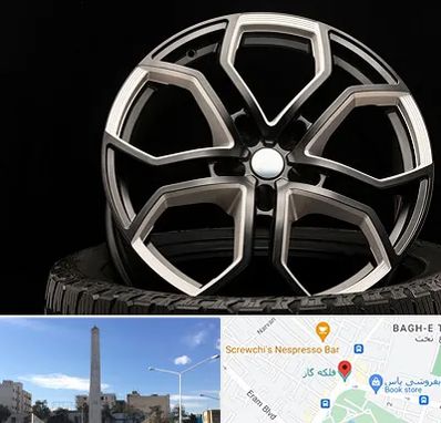 فروشگاه رینگ و لاستیک در فلکه گاز شیراز