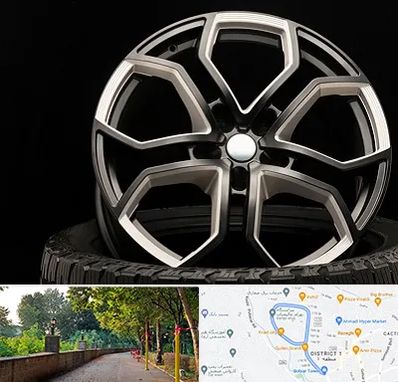 فروشگاه رینگ و لاستیک در بلوار گیلان رشت