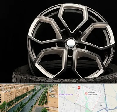 فروشگاه رینگ و لاستیک در فاز سه اندیشه