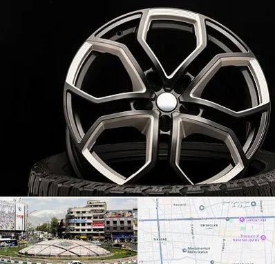 فروشگاه رینگ و لاستیک در مرکز تهران