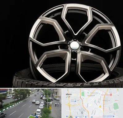 فروشگاه رینگ و لاستیک در ستارخان 