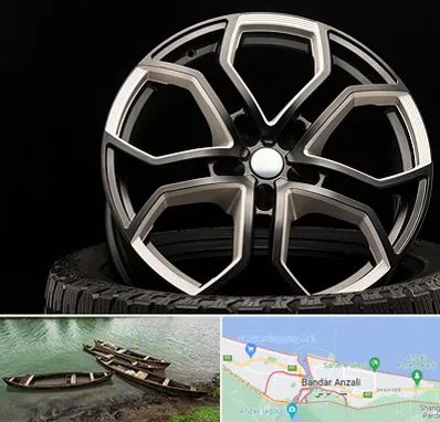 فروشگاه رینگ و لاستیک در بندر انزلی