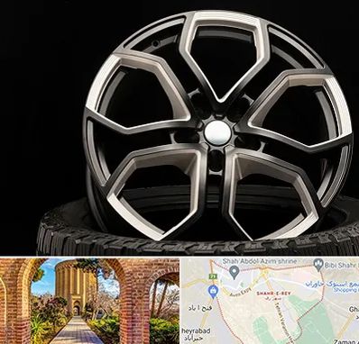 فروشگاه رینگ و لاستیک در شهر ری