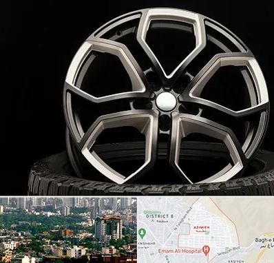 فروشگاه رینگ و لاستیک در عظیمیه کرج 