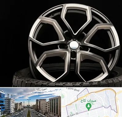 فروشگاه رینگ و لاستیک در سعادت آباد 