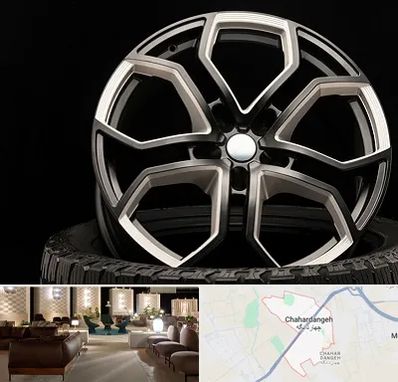 فروشگاه رینگ و لاستیک در چهاردانگه